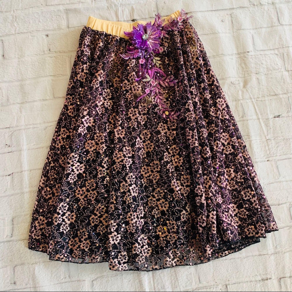Glamour Dance Costume Skirt Size Child Large